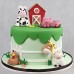 Farmyard Fondant 3 Layers Cake (D,V, 3L)